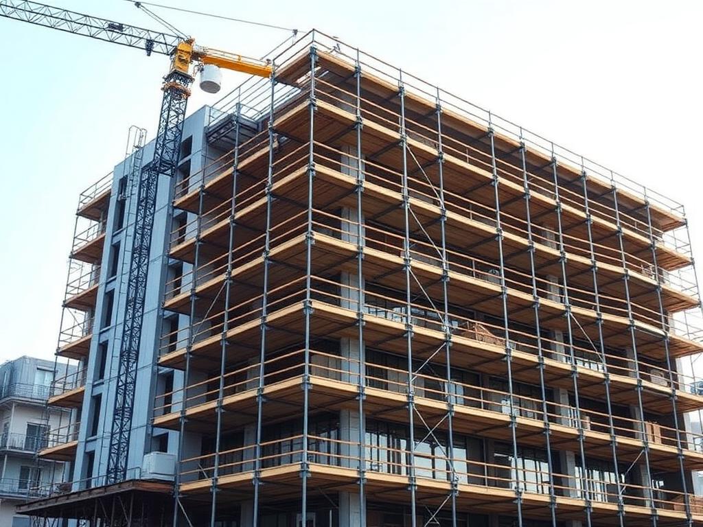 Tathastu modern construction site in Pune