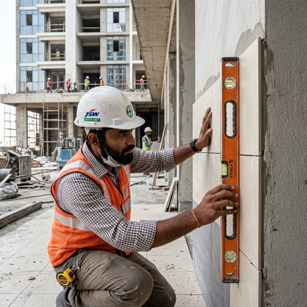 Quality assurance checklist for Tathastu Infra construction work